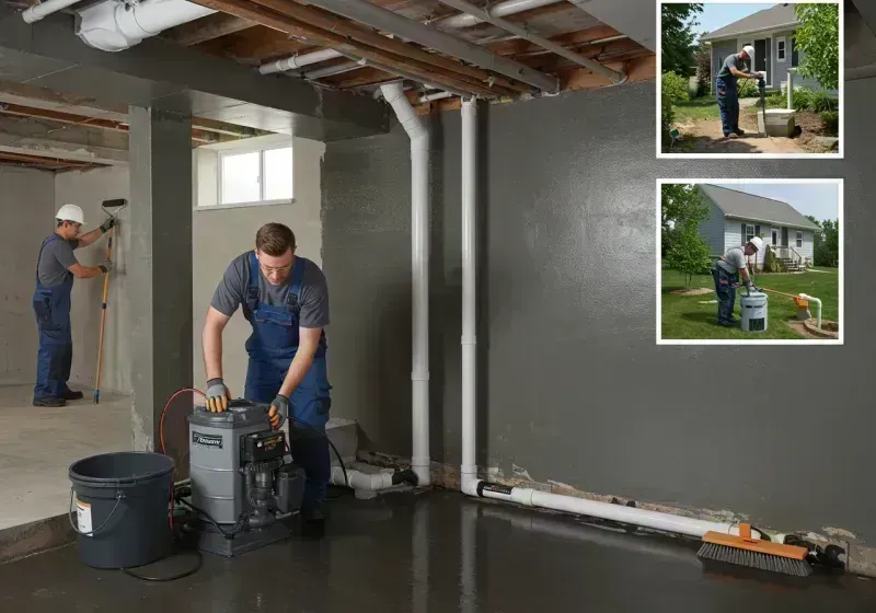 Basement Waterproofing and Flood Prevention process in Sumner, IL